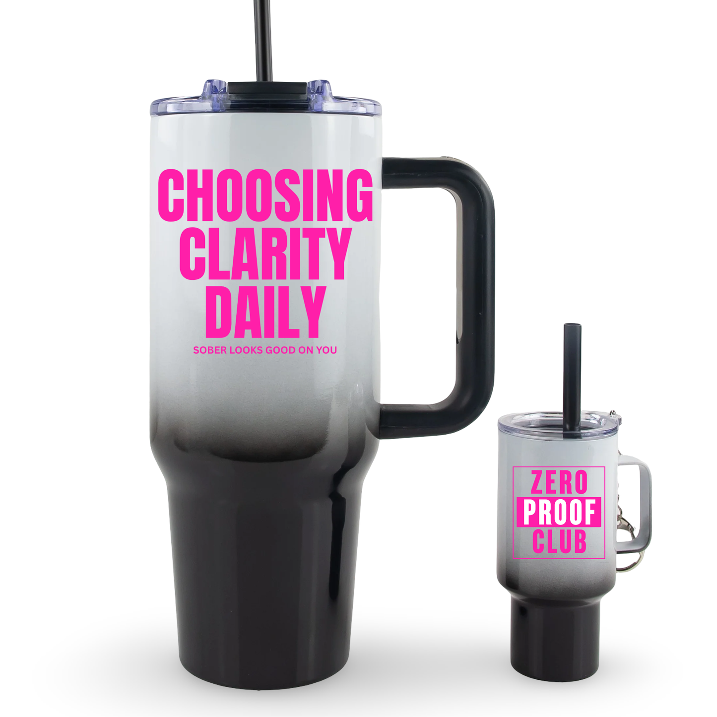 Choosing Clarity Daily 40oz Tumbler with Handle