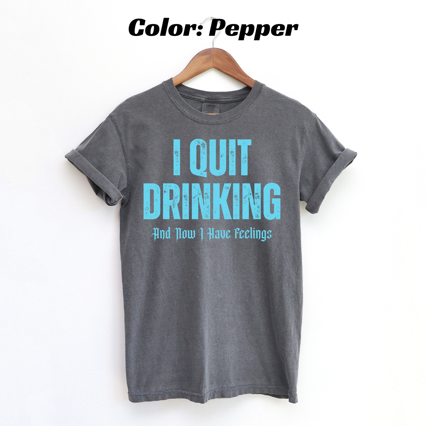 Sober But Still a Problem Sobriety T-shirt - Pepper