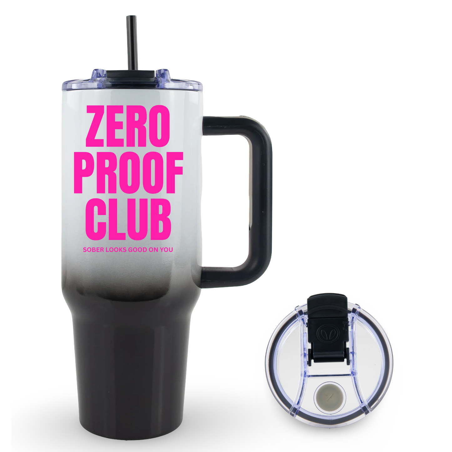 I Quit Drinking 40oz Tumbler with Handle